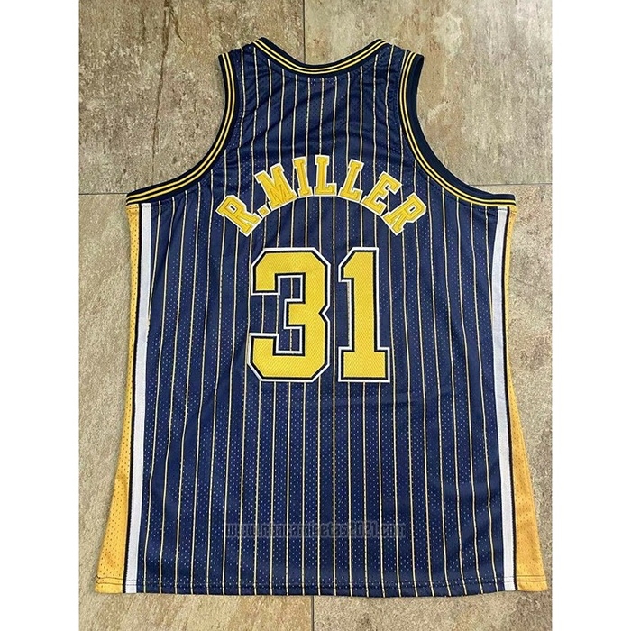 Camiseta Indiana Pacers Reggie R.Miller #31 Mitchell & Ness1994-95 Azul